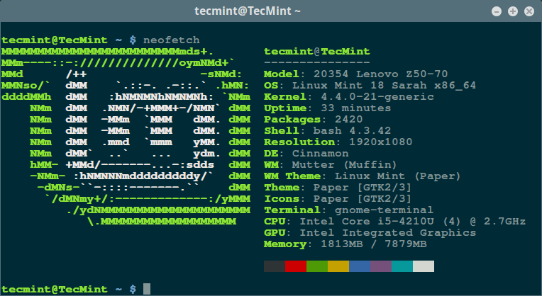 Linux Mint 系统信息