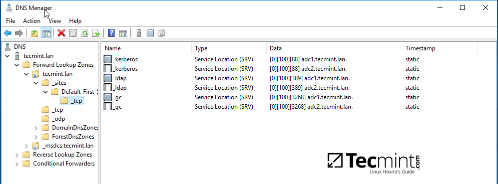 Verify DNS Records on Windows RSAT Tool