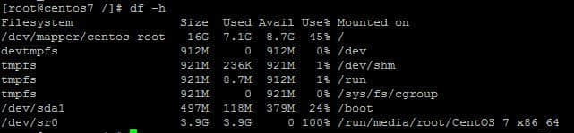 df command