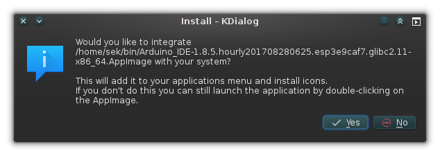 AppImage system integration