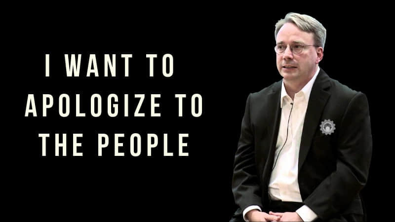 Linus Torvalds 的道歉