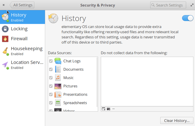 Elementary OS 的隐私与安全