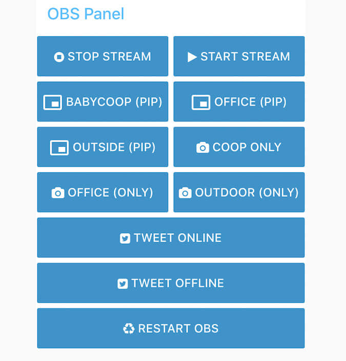 My OBS Control Dashboard