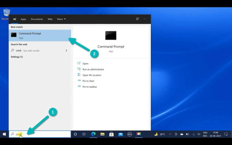 Start Command Prompt