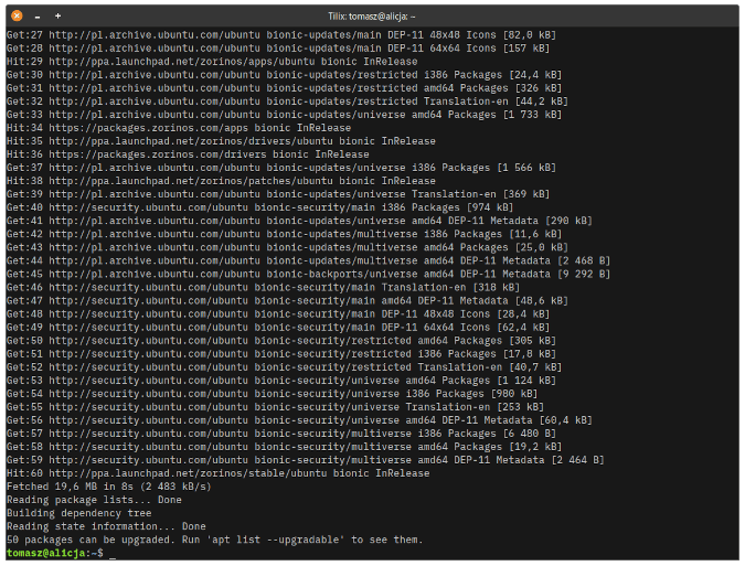 Updating software remotely