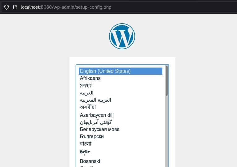 WordPress 容器