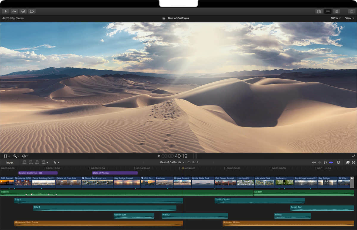 Final Cut Pro on macOS