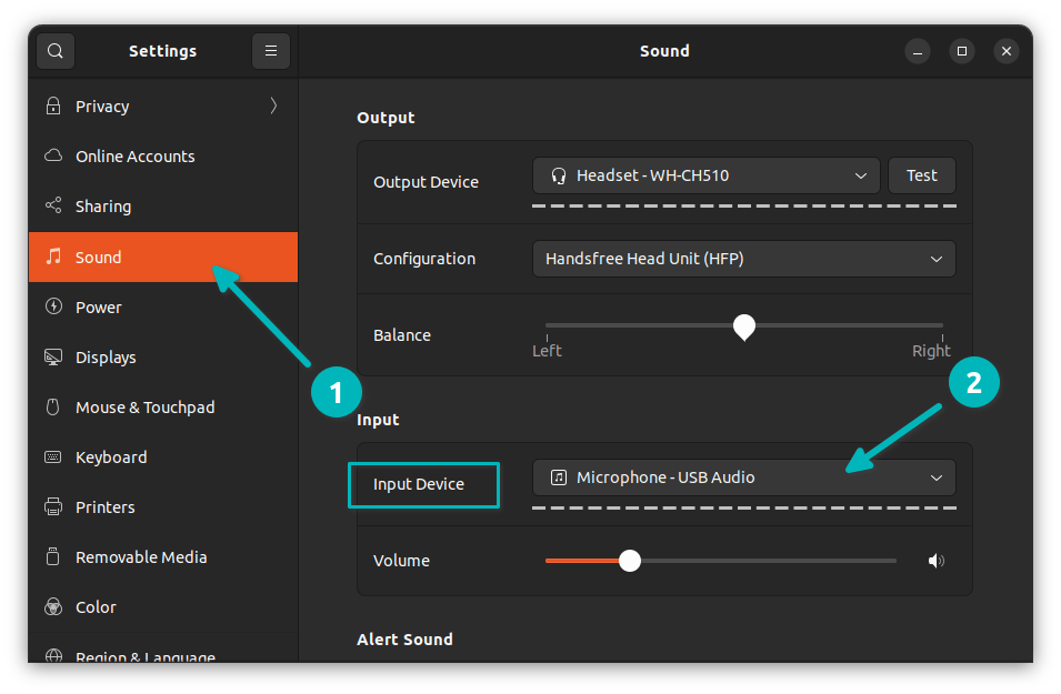 Ensure that you have chosen correct input in system settings