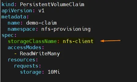PVC-Yaml-Dynamic-NFS-Kubernetes