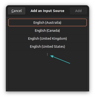 There are more keyboard layouts available