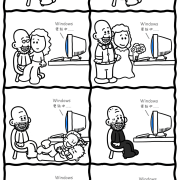 极客漫画：Windows 更新