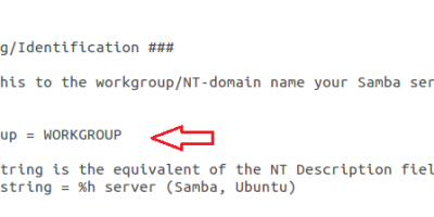 每日Ubuntu小技巧-更改Samba工作组和计算机名