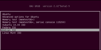 直接从硬盘启动Linux ISO镜像